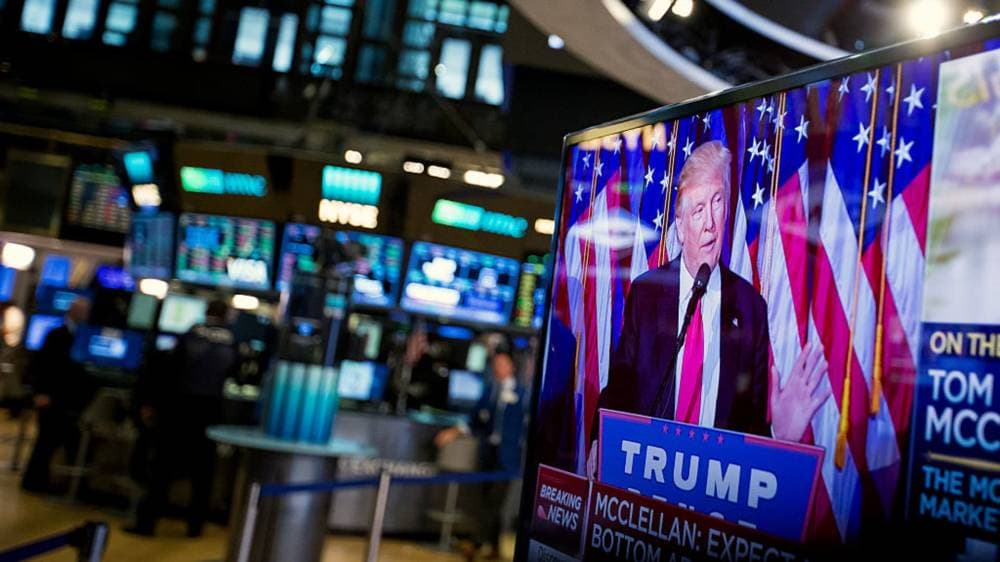 تعهد ترمب بفرض تعريفات جمركية على 3 دول. "جيتي"