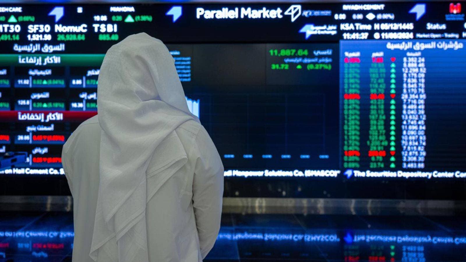 "تاسي" يصعد 0.3 % خلال ساعة التداولات الأولى وسهم "إم بي سي" يتصدر الارتفاعات