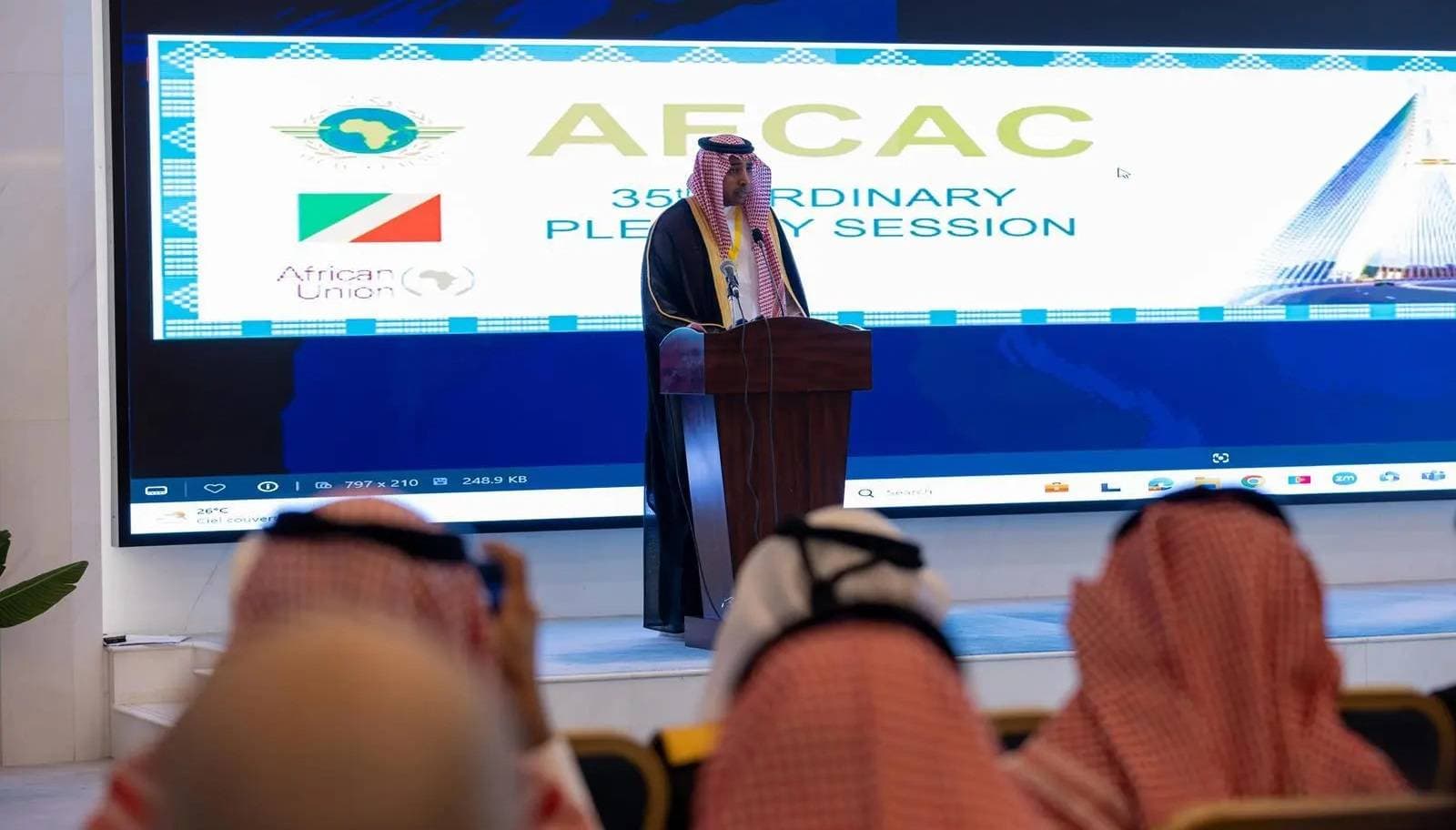 جانب من مشاركة هيئة الطيران المدني.