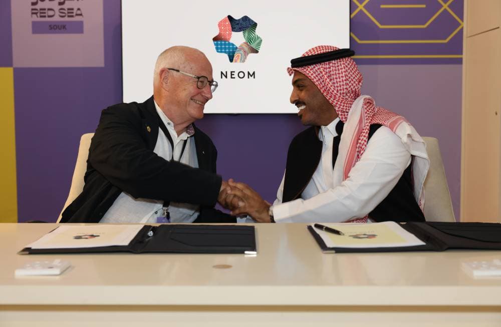 تشمل الشراكة إنشاء قسم لتقديم خدمات إنتاجية عالمية المستوى في نيوم. "واس"