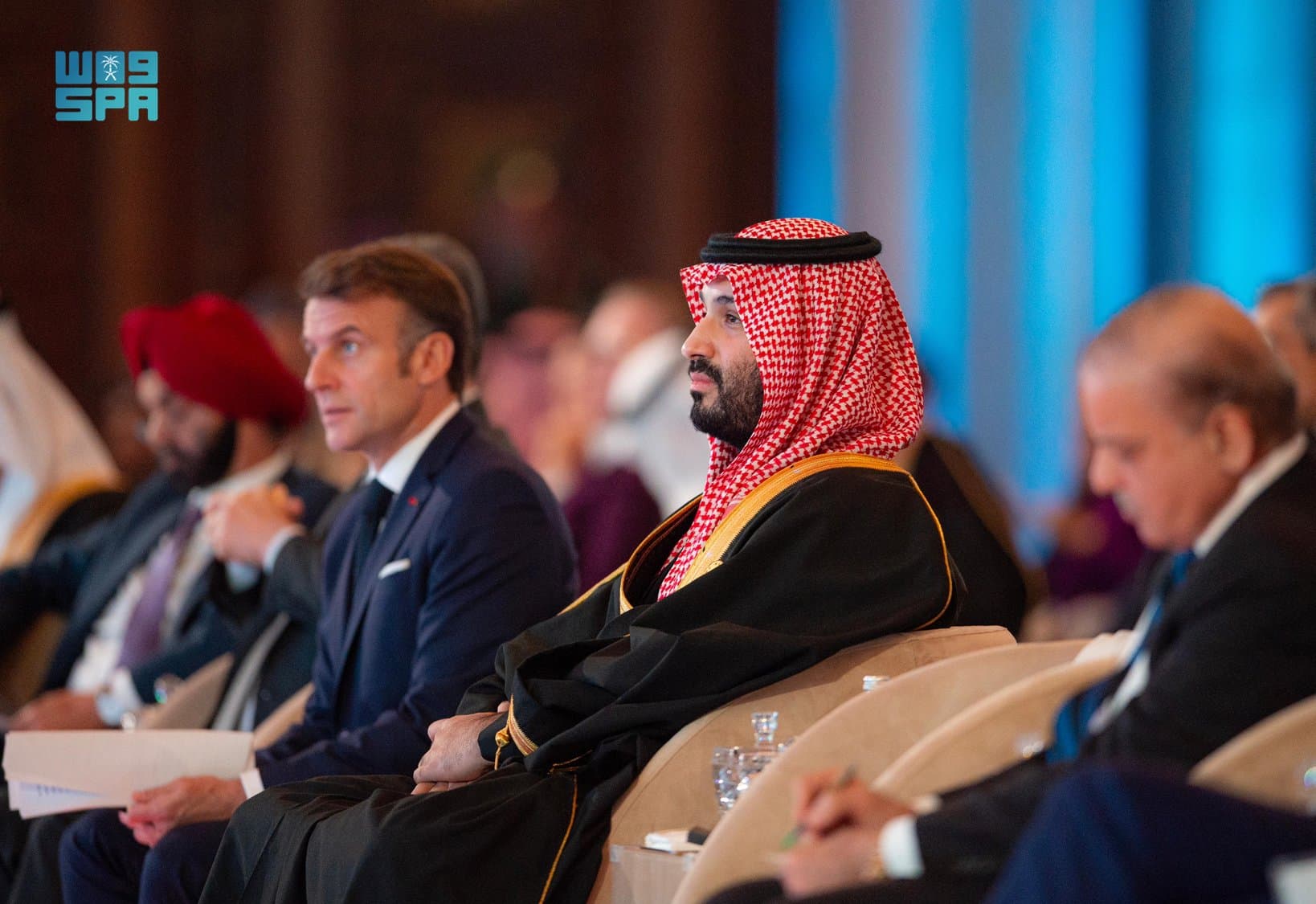 ولي العهد في قمة المياه الواحدة: التعاون الدولي ضرورة لمواجهة التحديات المائية