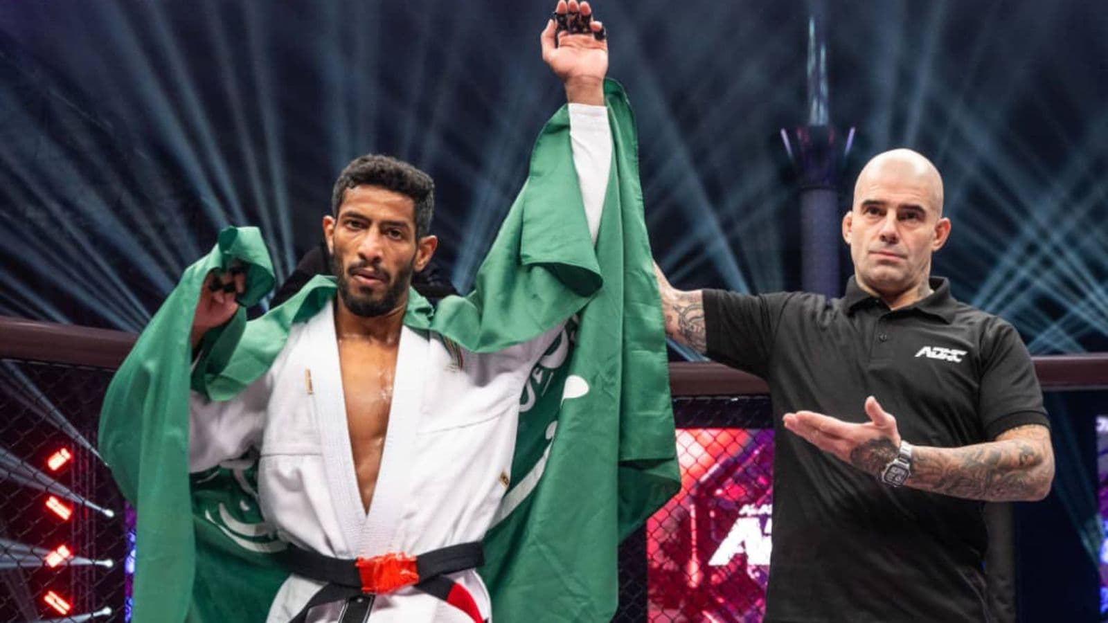 المرضي أول سعودي يعتلي منصة تتويج بطولة أبوظبي إكستريم