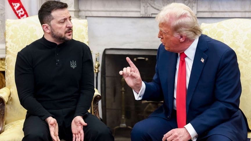 ترمب وزيلينسكي .. لقاء مشاحنات في البيت الأبيض ينتهي بدون "اتفاقية المعادن"