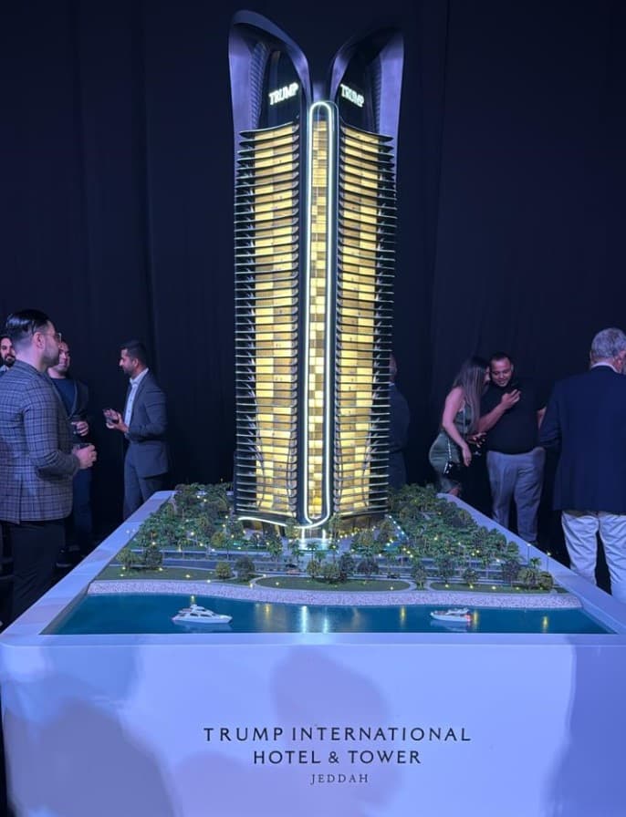 إريك ترمب لـ"الاقتصادية": بدأنا عمليات ما قبل الإنشاء لبرج جدة وسيكون الأفخم في العالم