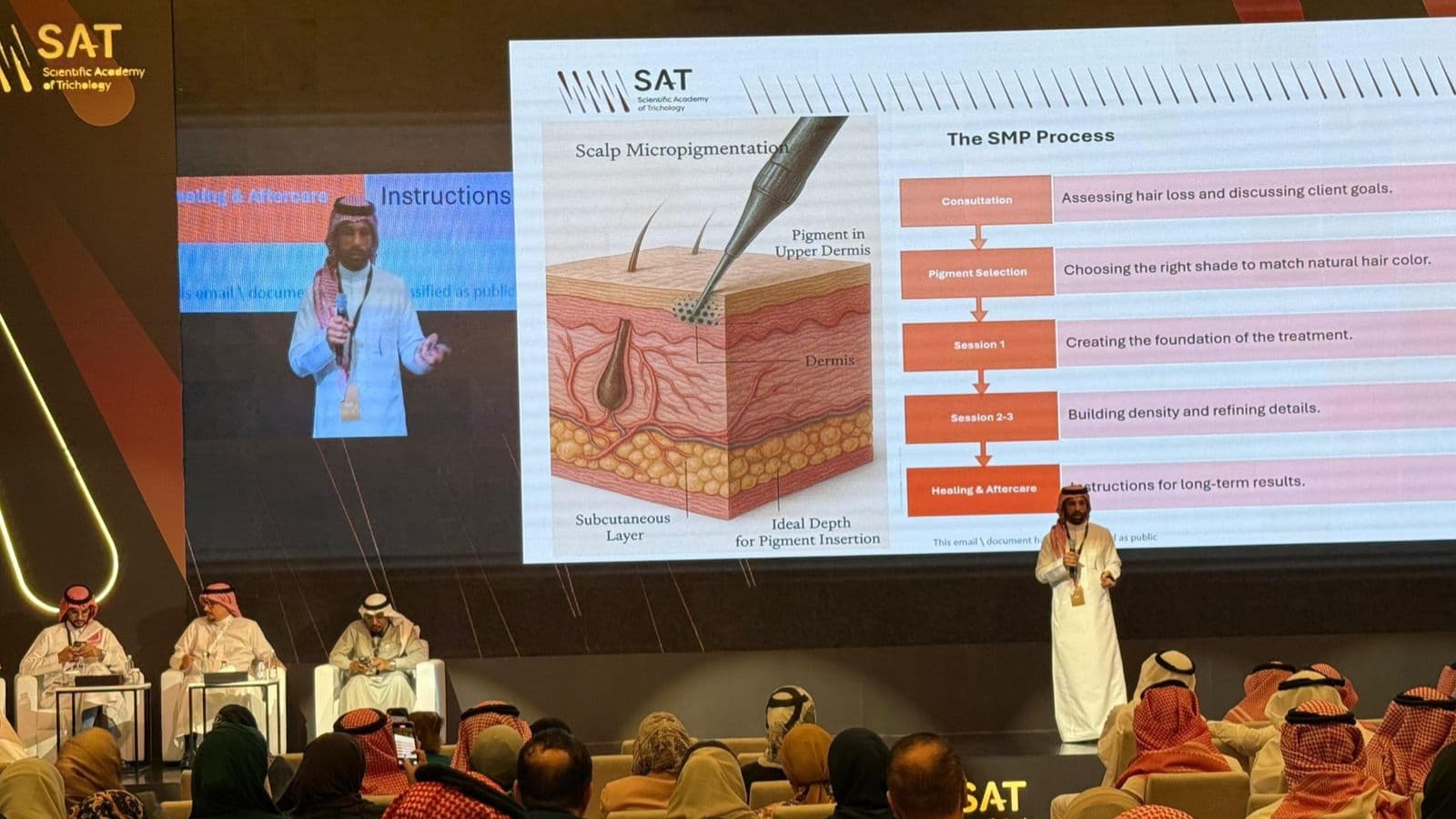 750 طبيب تجميل يناقشون في (SAT) محفزات لدى الإنسان تعالج تساقط الشعر