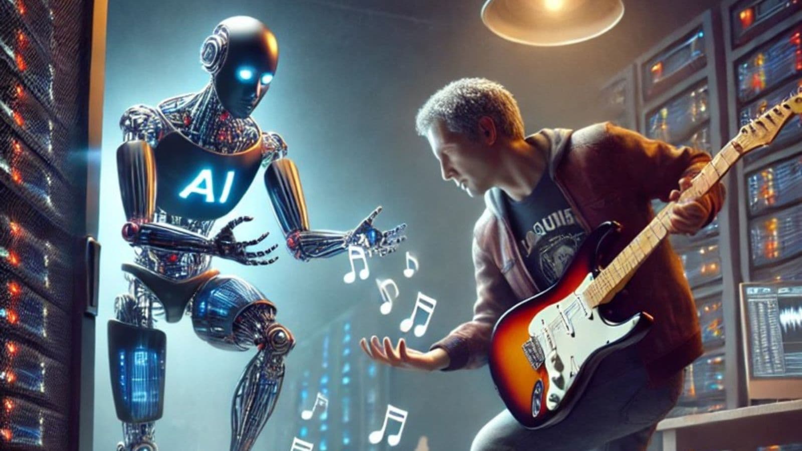منافسة شديدة بين الموسيقيين ونماذج الذكاء الاصطناعي