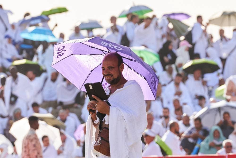 شبكة stc لِـ 5G  تسجل أعلى ساعات مشغولية في تاريخ مشعر عرفات