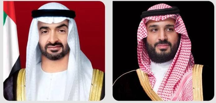 ولي العهد السعودي يتلقى اتصالا هاتفيًا من الرئيس الإماراتي