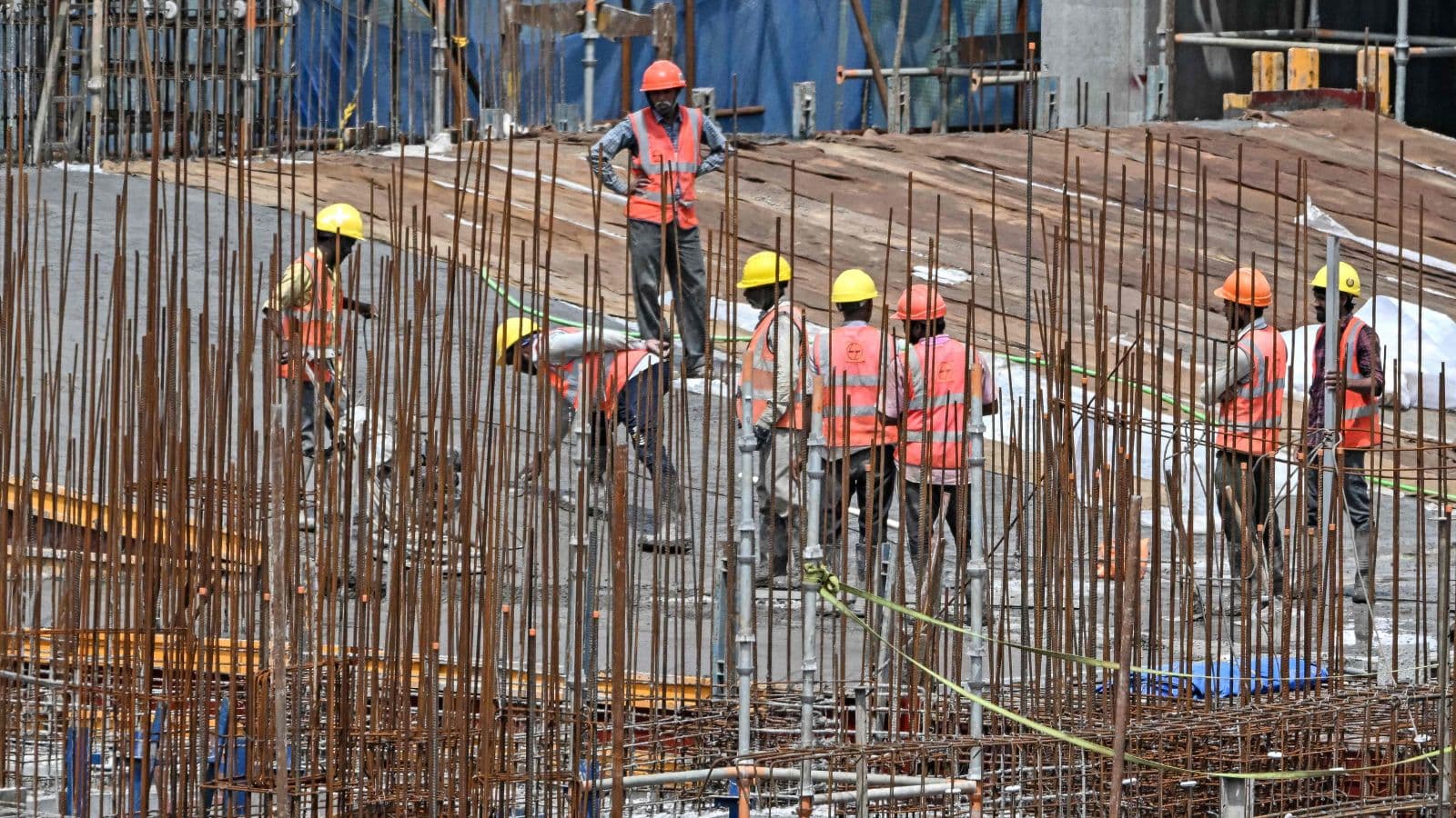 عمال البناء في مومباي