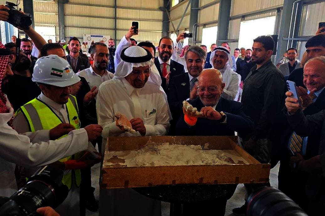 تدشين أول مصنع سعودي للأسمنت الأبيض في عدرا بريف دمشق باستثمارات 100 مليون ريال