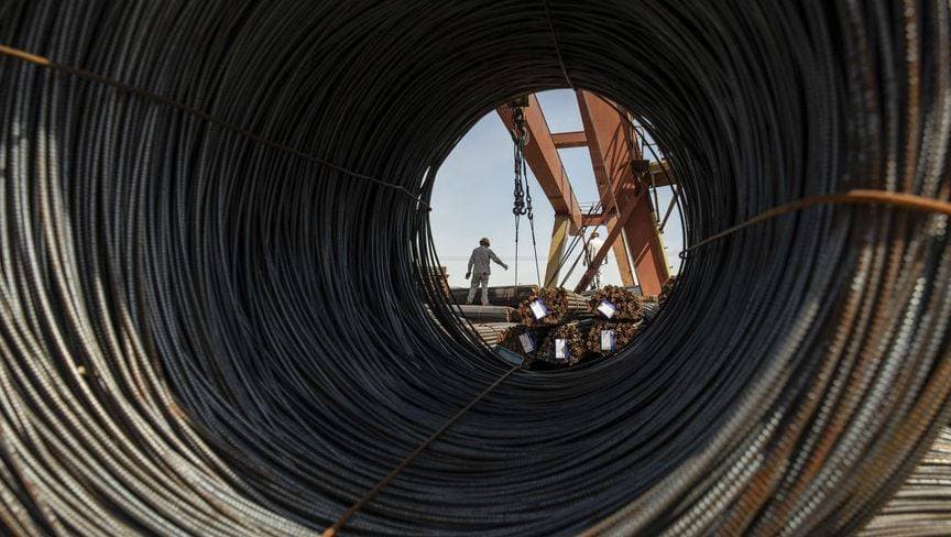 إشارات على تعافي شركات الصلب الصينية بفضل الصادرات والمواد الخام