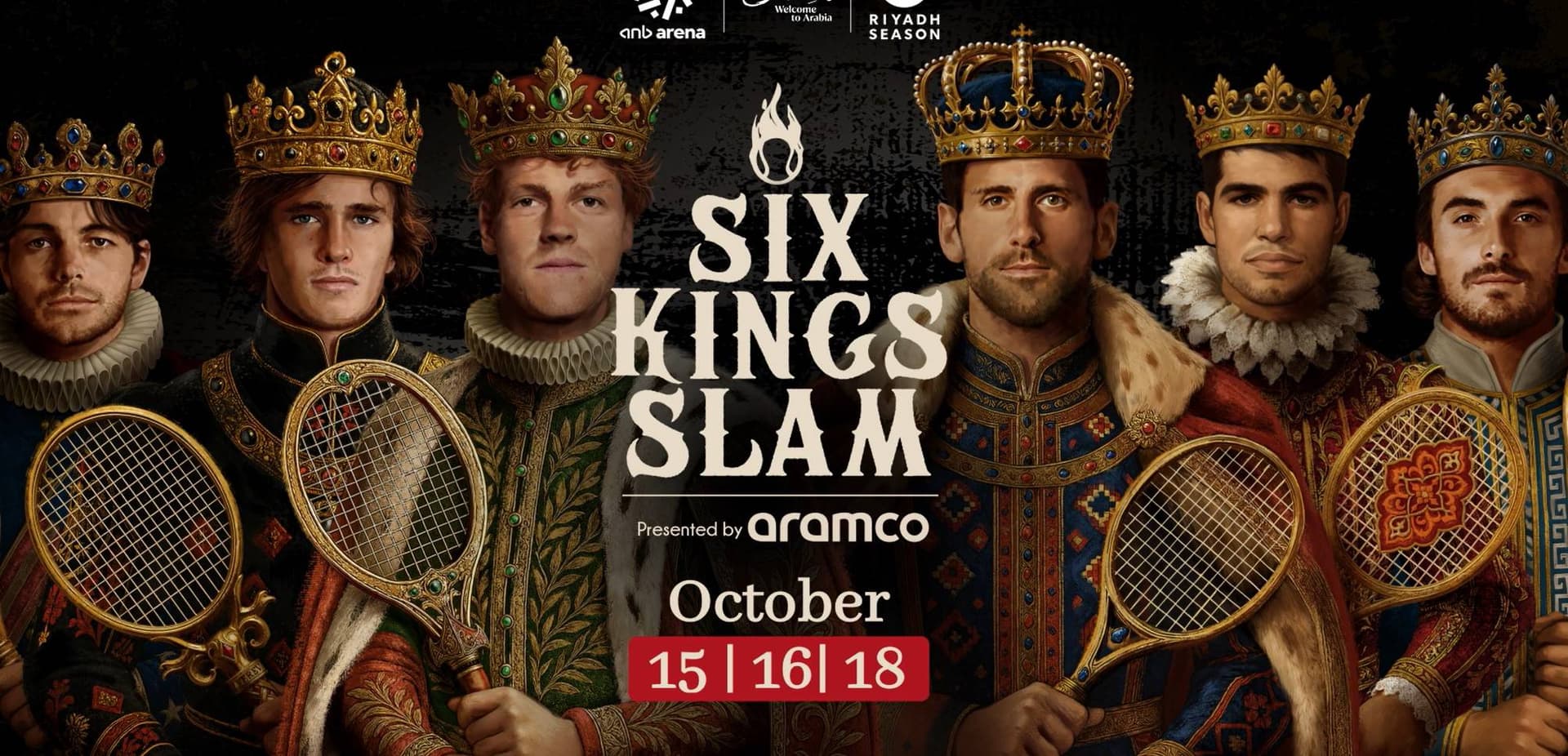 طرح تذاكر بطولة التنس العالمية Six Kings Slam 2025 في الرياض