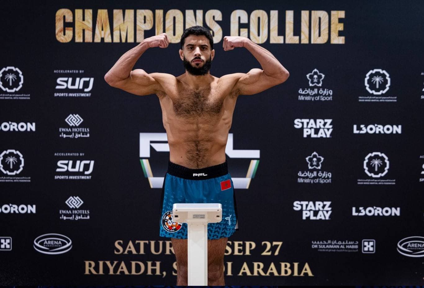 المقاتلون يتخطون مرحلة الميزان استعداداً لنصف نهائي بطولة PFL MENA في الرياض