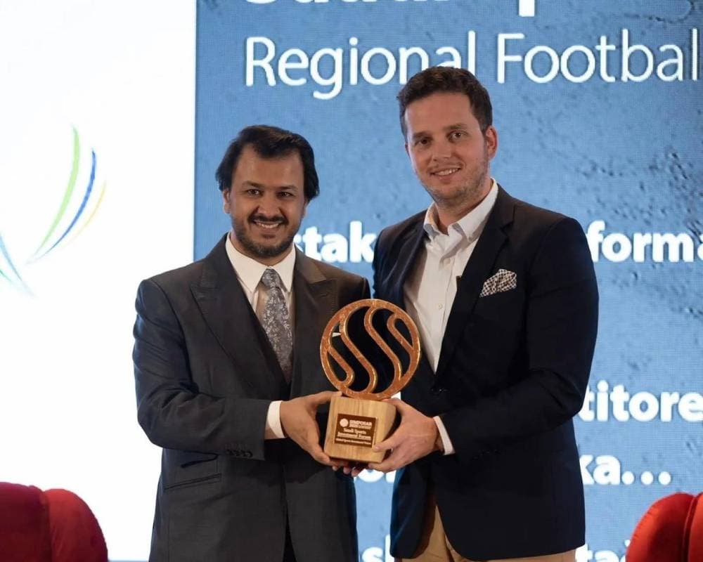 منتدى الاستثمار الرياضي SIF يحصد "جائزة الرؤية العالمية للاستثمار الرياضي"