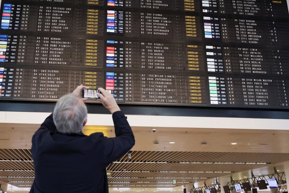 إضراب في مطار بروكسل