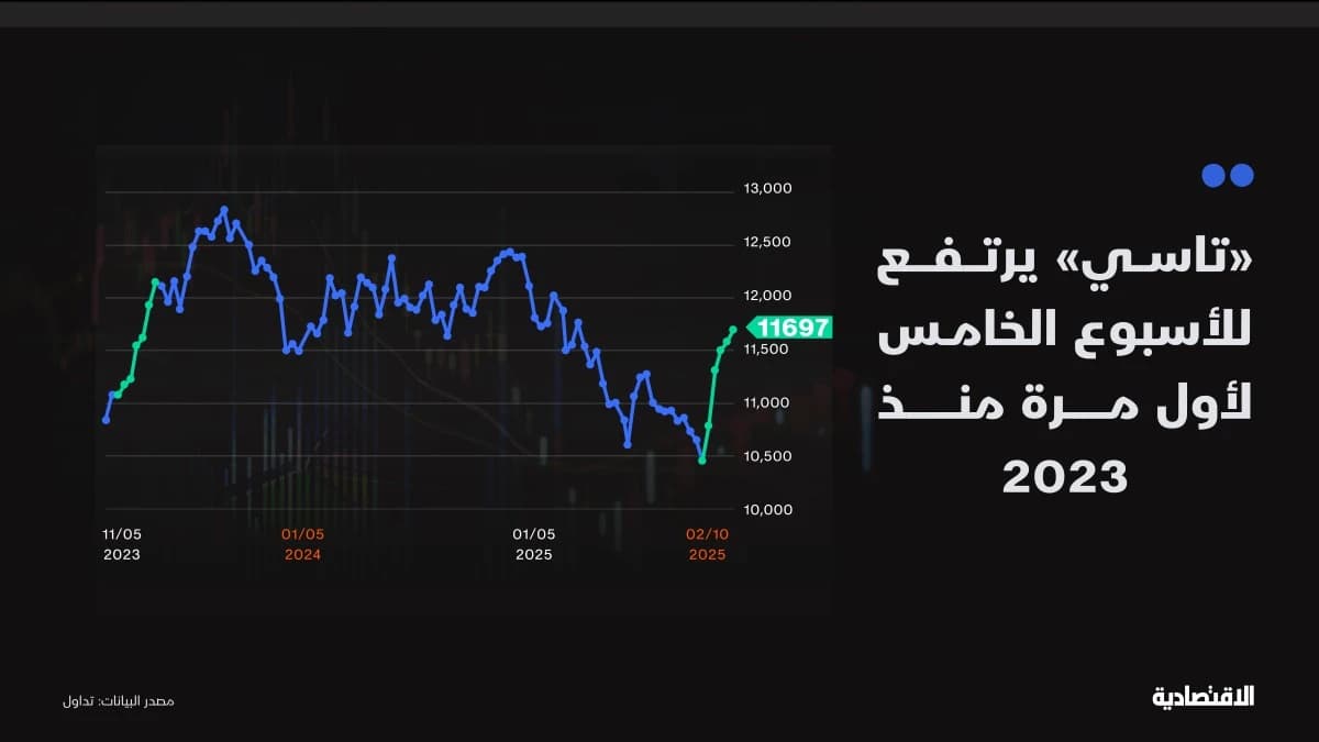 لأول مرة منذ 2023 .. الأسهم السعودية تغير سلوكها بخامس ارتفاع أسبوعي على التوالي