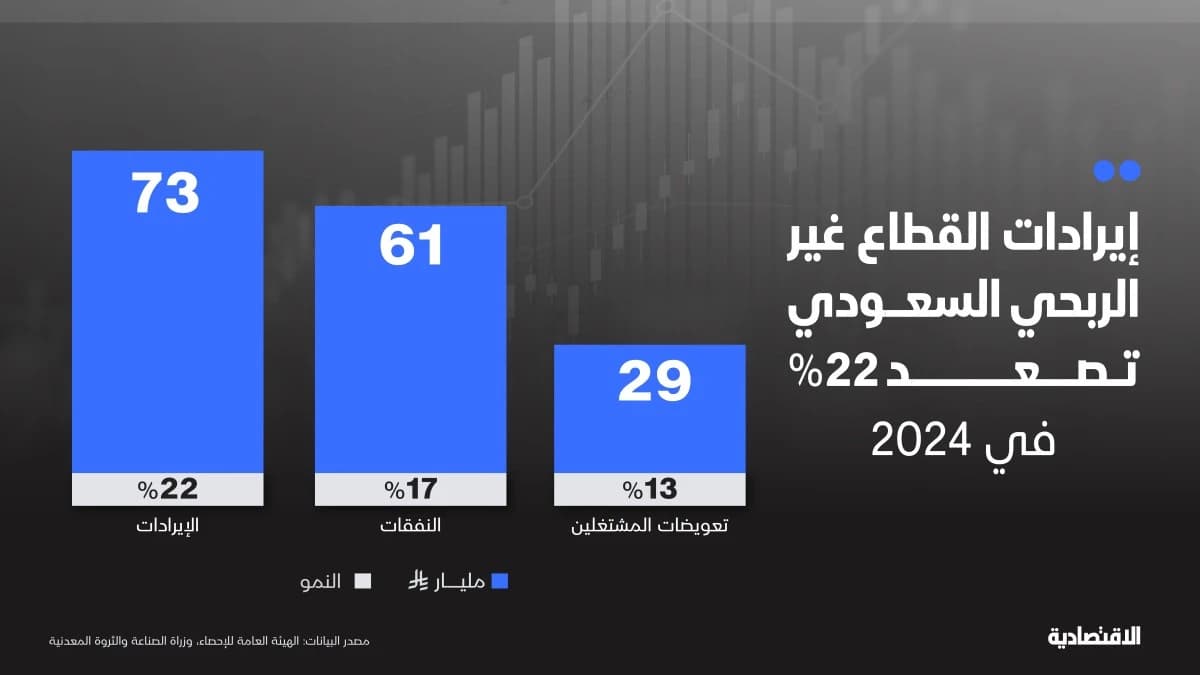 "الثقافة والترفيه" يدفع إيرادات القطاع غير الربحي السعودي للصعود 22%