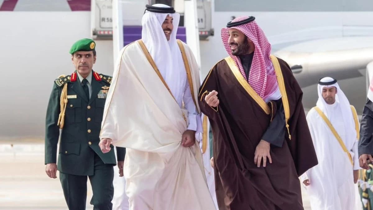 ولي العهد السعودي وأمير قطر يرأسان مجلس التنسيق السعودي القطري