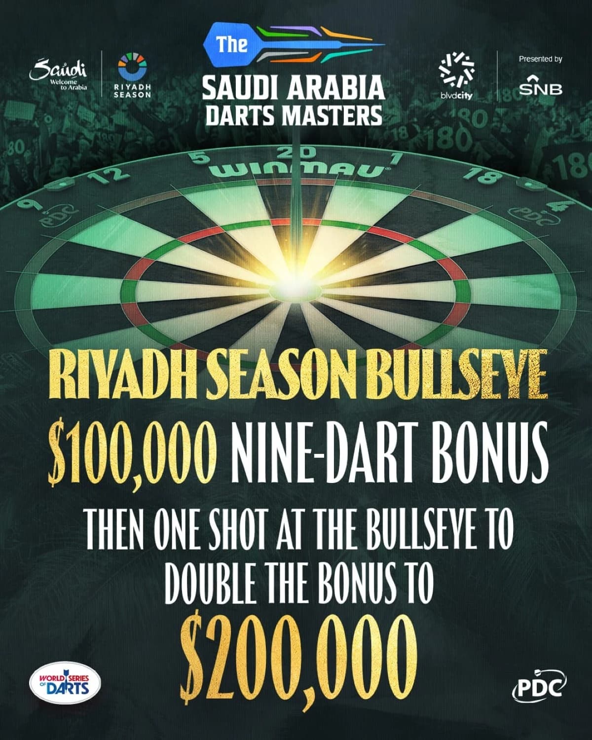 الإعلان عن أكبر جائزة لرمية التسع سهام في بطولة ماسترز السعودية للسهام 2026