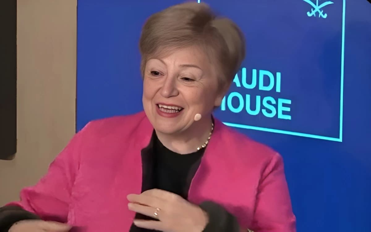 "هذه السترة من إنتاجها".. جورجيفا تشيد بتجربة السعودية الاقتصادية في دافوس