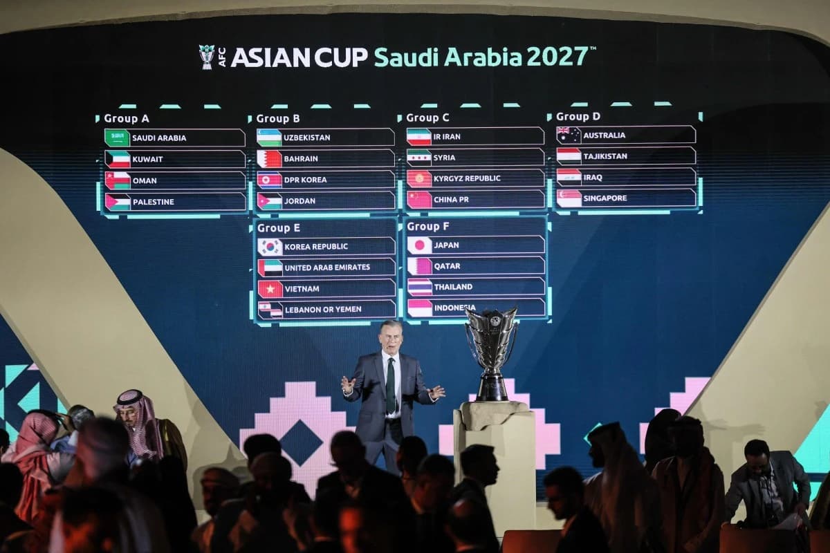 السعودية على هرم المجموعة الأقل قيمة سوقية في كأس آسيا 2027