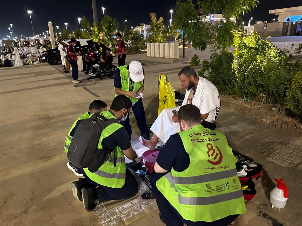 115 فريقا ميدانيا من البرنامج الصحي التطوعي بالحج في المشاعر المقدسة