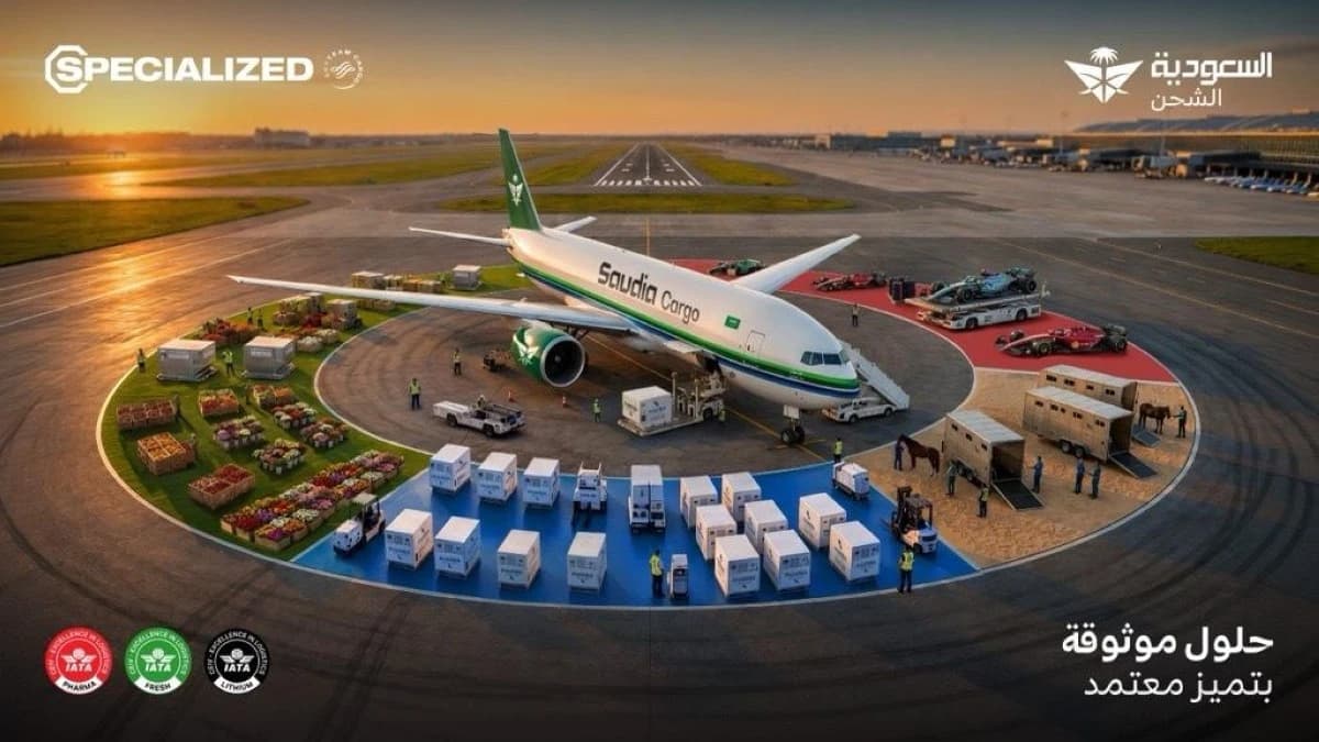 السعودية للشحن تطلق حملة عالمية لإبراز خدماتها المتخصصة في سلاسل الإمداد