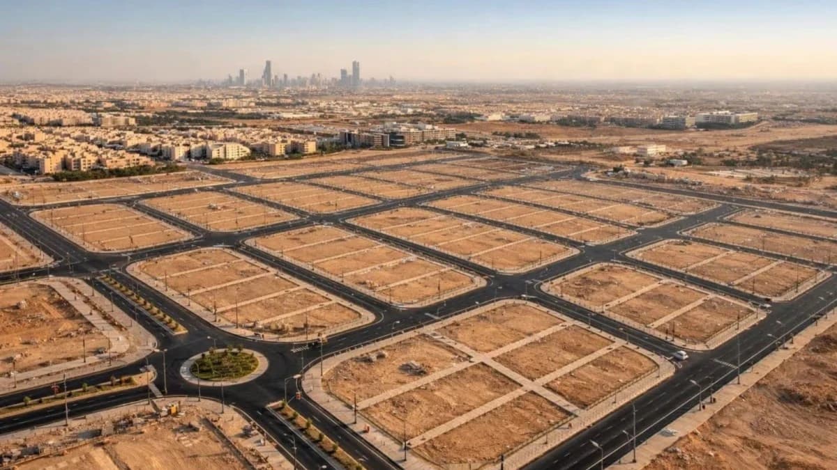 طرح أكثر من 9700 قطعة أرض سكنية في السعودية منذ بداية 2026