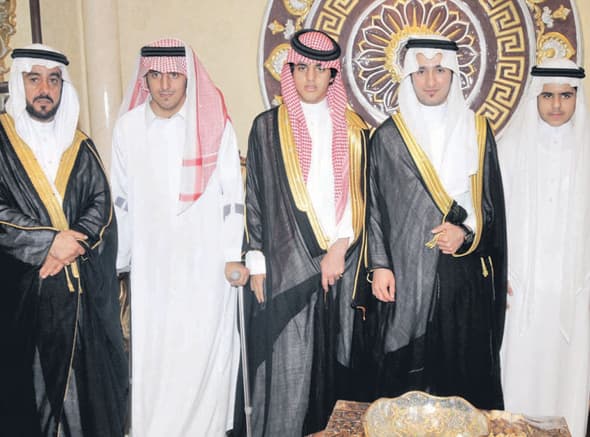 الموسى يزف كريمته إلى العبد الكريم