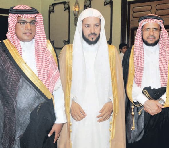 الموسى يزف كريمته إلى العبد الكريم