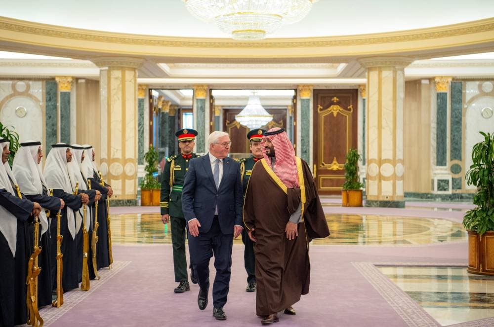 جلسة مباحثات سعودية - ألمانية لمناقشة المستجدات الإقليمية والدولية