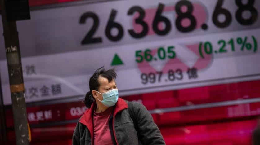 وسط المخاوف من انعكاسات كورونا.. بورصتا الصين القارية تحاولان الحد من خسائرهما 