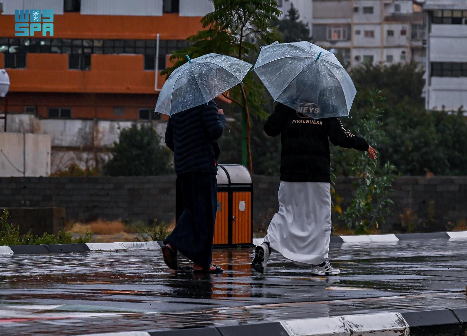 أمطار على منطقة الباحة