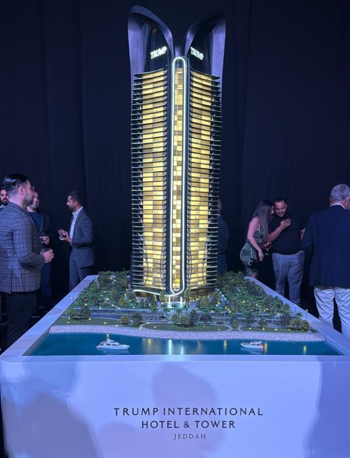 إريك ترمب لـ"الاقتصادية": بدأنا عمليات ما قبل الإنشاء لبرج جدة وسيكون الأفخم في العالم