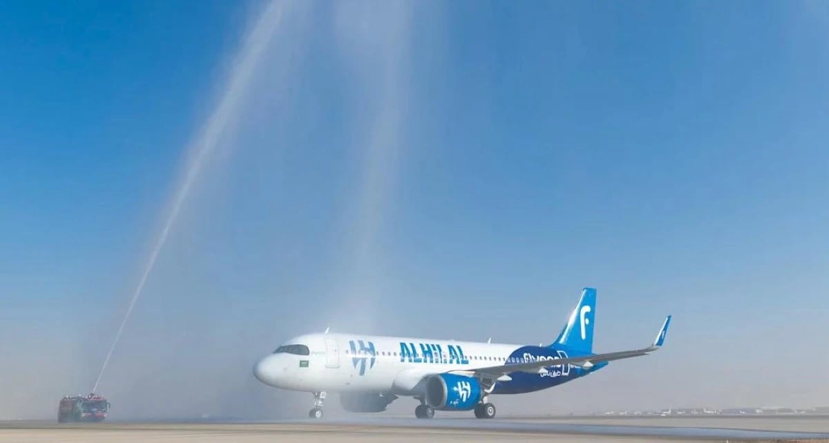 تدشين طائرة بشعار الهلال من طراز A320neo .. و"طيران ناس" تستثمرها داخليا ودوليا