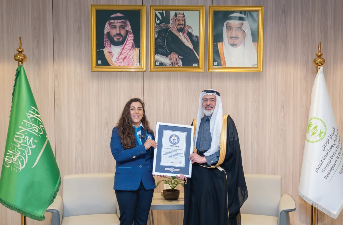 السعودية تسجل رقما قياسيا في "جينيس" بـ 95 طن بذور موسمية