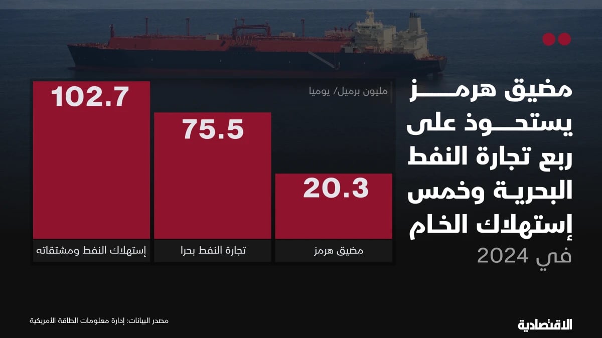 مضيق هرمز .. ممر نفطي مهم لكنه ليس الأهم في العالم