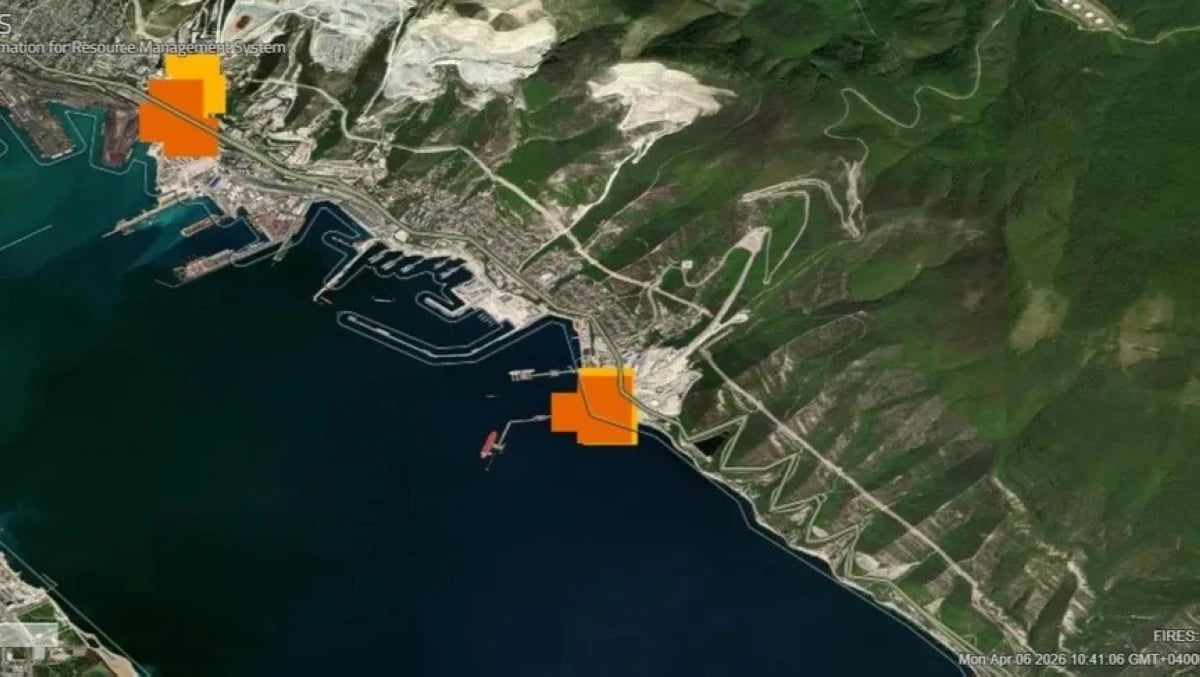 بيانات "ناسا" تظهر اندلاع حريق بمحطة نفط روسية على البحر الأسود