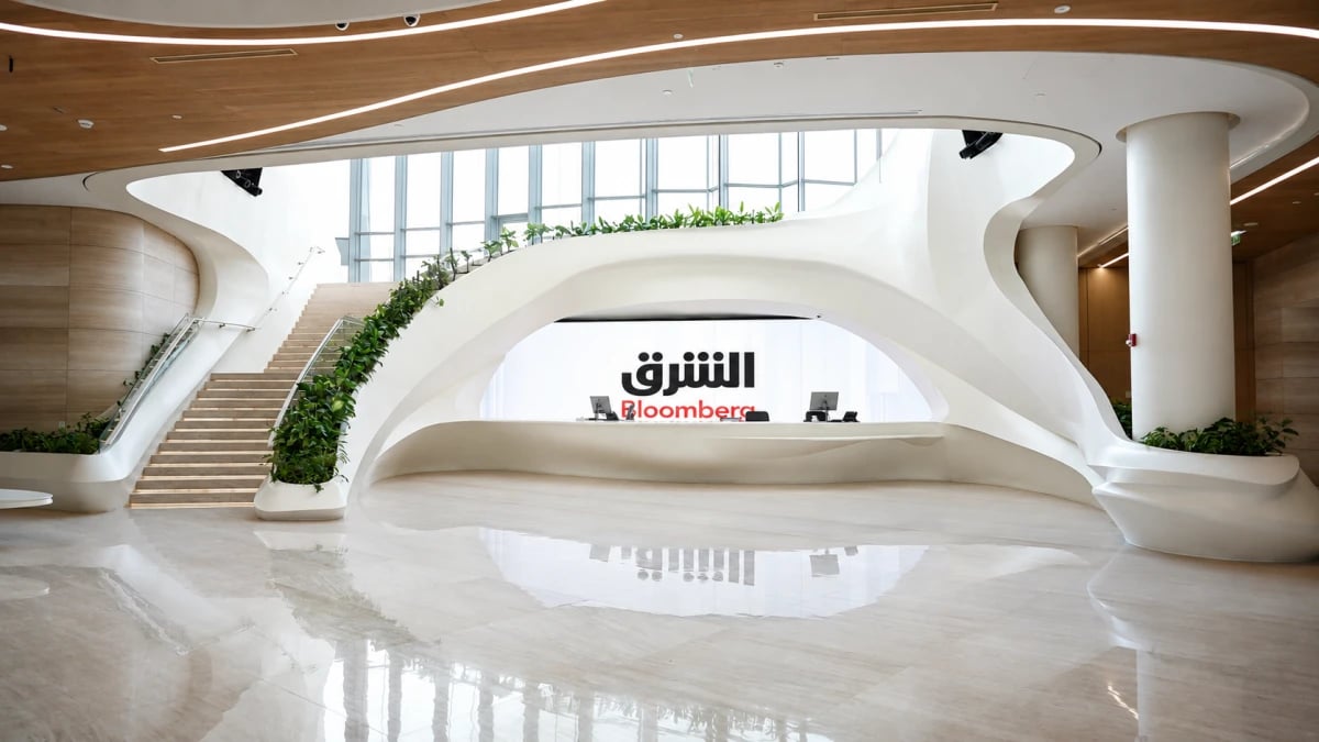 "الشرق بلومبرغ" تطلق بثها من مقرها الجديد في "KAFD"