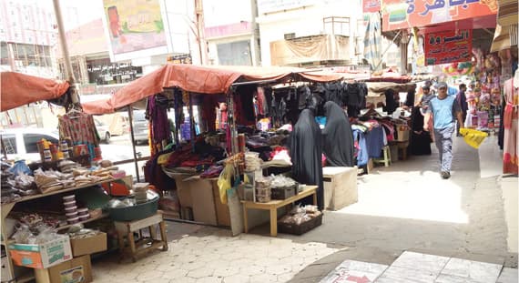 سوق «برزان» .. عراقة تاريخية
وبسطات عشوائية