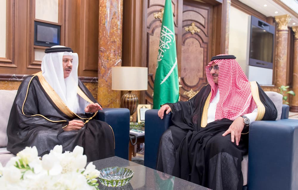 ولي العهد يستقبل الأمين العام لمجلس التعاون لدول الخليج العربية