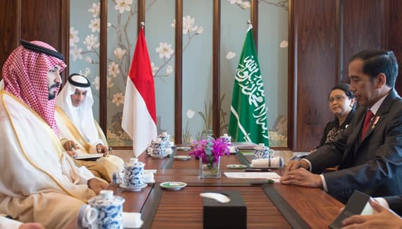 ولي ولي العهد يلتقي بوتين وكيري والرئيس الإندونيسي ورئيسة وزراء بريطانيا