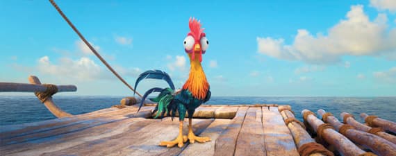 الديك "هاي هاي" أضفى الكثير من المواقف المضحكة والخفيفة.