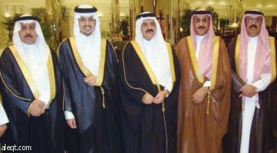 القرني يحتفل بزفاف ابنه