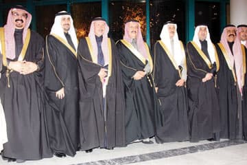 الأمير سلطان بن محمد يحتفل بزفاف نجله سعود