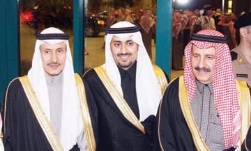 الأمير سلطان بن محمد يحتفل بزفاف نجله سعود