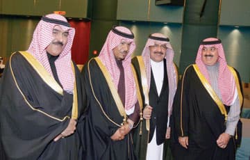 الأمير سلطان بن محمد يحتفل بزفاف نجله سعود