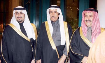 الأمير سلطان بن محمد يحتفل بزفاف نجله سعود