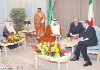 النائب الثاني يزور رئيس الوزراء الإيطالي في مقر إقامته في جدة