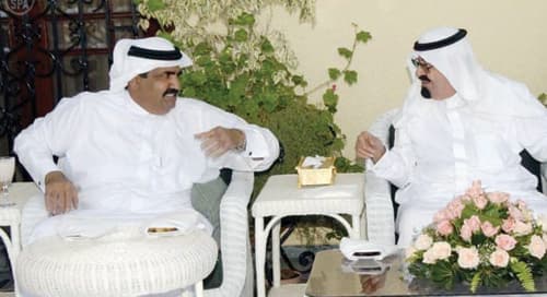 خادم الحرمين الشريفين يستقبل أمير قطر في الدار البيضاء